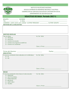 Solicitud de Baja​