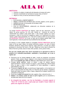 OBJETIVOS DE AULA 10