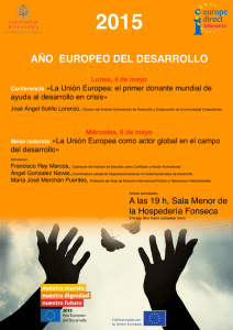 2015  AÑO  EUROPEO DEL DESARROLLO
