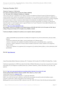 Noticias Octubre 2011