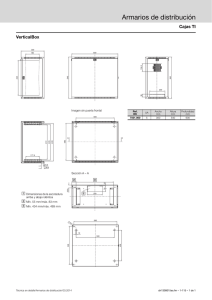 Armarios de distribución Cajas TI VerticalBox