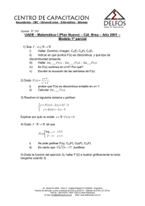Plan Nuevo Primer Parcial 2001 (Brea)