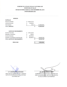 Informaci n financiera OPORTUNIDADES