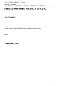 Ciencias Naturales. Biología y Geología