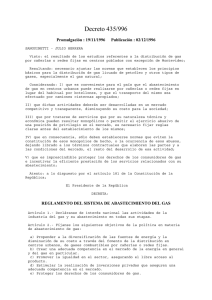 Decreto Nº 435-996 del 19-11-96
