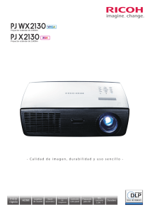 [Ficha de producto: Ricoh PJWX2120 (spa pdf)]