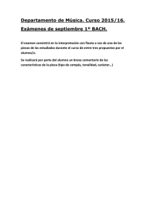 Música 1º Bachillerato