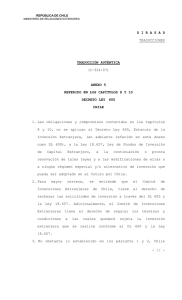 TRADUCCIONES 1. Las  obligaciones  y  compromisos  contenidos ... 8  y  10,  no  se ...