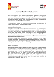 Comercio Transfronterizo de Servicios