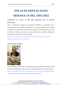 Semana 15 del año 2012