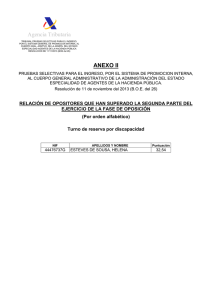 Anexo II - Aprobados 2 parte del ejercicio (reserva por discapacidad)
