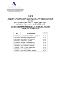 Anexo I: Reserva de ejercicios
