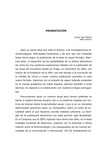 PRESENTACIÓN