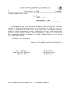 COMUNICACION A 4322  17/03/2005