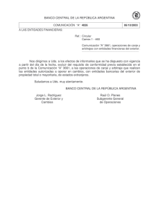 COMUNICACION A 4026. 06/10/2003