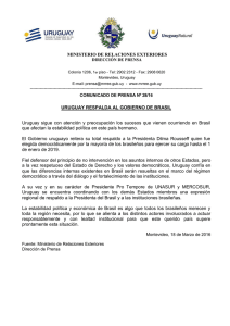 Comunicado del MRREE