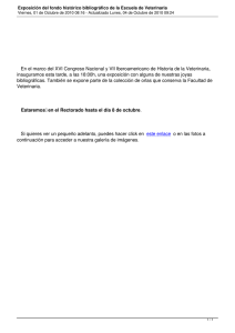 En el marco del XVI Congreso Nacional y VII Iberoamericano... inauguramos esta tarde, a las 18:00h, una exposición con alguna...