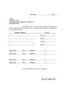 » FORMULARIO GALENO ART - DOCENTES Y NO DOCENTES .