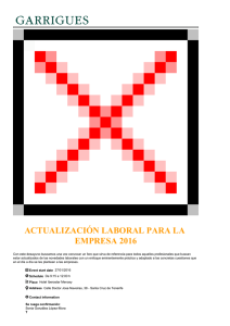 ACTUALIZACIÓN LABORAL PARA LA EMPRESA 2016