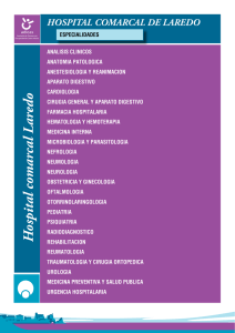 Especialidades del Hospital Comarcal de Laredo
