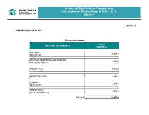 Informe de Rendición de Cuentas de la – 2012. Etapa 3