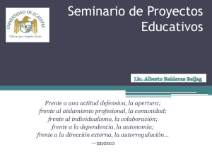 Seminario de Proyectos Educativos