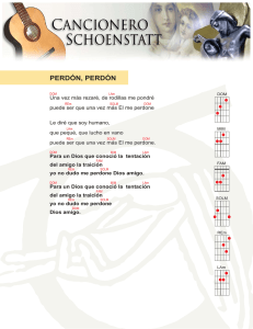 PERDÓN, PERDÓN Una vez más rezaré, de rodillas me pondré  DOM