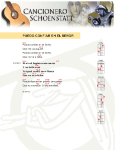 PUEDO CONFIAR EN EL SEÑOR Puedo confiar en el Señor