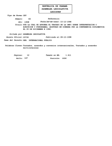 REPÚBLICA DE PANAMÁ ASAMBLEA LEGISLATIVA LEGISPAN 93