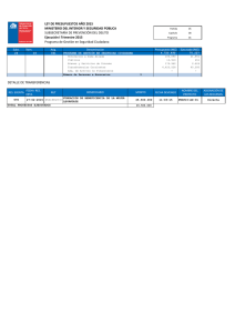 I Trimestre 2015 Programa de Gestion en Seguridad Ciudadana Glosa 8