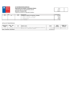 Segundo Trimestre 2013 Programa de Gestión en Seguridad Ciudadana Cumplimiento Glosa 10