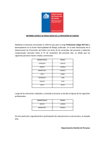 Profesional código PGT-012