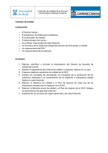 Composición y funciones de la Comisión
