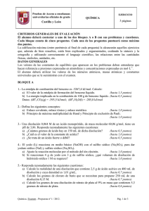 3 páginas  QUÍMICA Castilla y León