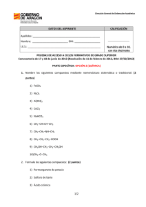 DATOS DEL ASPIRANTE CALIFICACIÓN  Apellidos: _______________________________________________