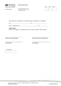 Formulario Cambio de resguardo de activos fijos masivo (totalidad de los bienes de un sector)