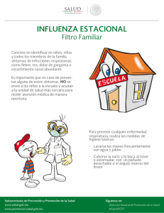 Influenza Estacional: Prevención y Filtro Familiar