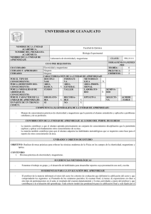 Laboratorio de electricidad y magnetismo