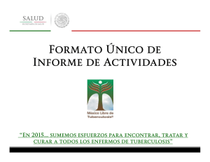 Formato Único de Informe de Actividades