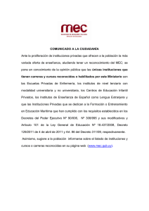 Comunicado a la ciudadanía