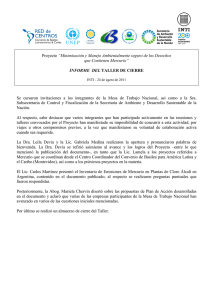 Informe del taller final