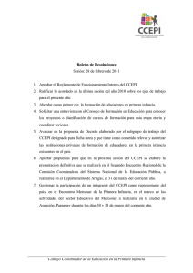 Resoluciones sesión 1. 28.02.2011