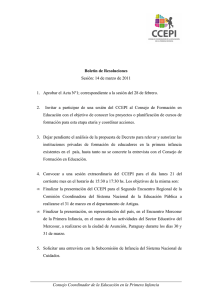 Resoluciones sesión 2. 13.03.2011