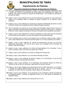 Requisitos para Espectáculos Públicos