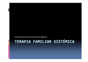 Terapia familiar sistémica