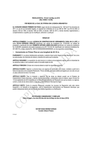 RESOL. 116 - ROBERTO ARTURO LEMOS HOLGUIN y SILVIO ESPINOSA GIRALDO
