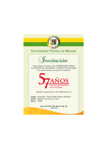 Invitación U T M