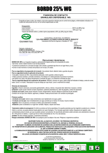 Etiqueta Bordo 25 WG