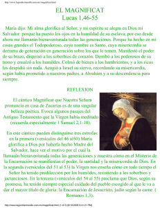 EL MAGNIFICAT
