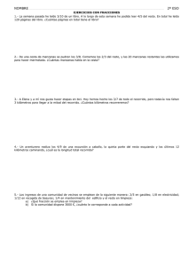 Ejercicios con Fracciones III